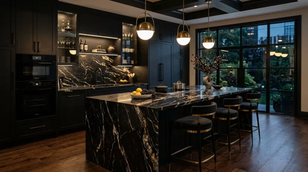 luxury black marble kitchen island 202606122112 1 6a2c3027efaa8