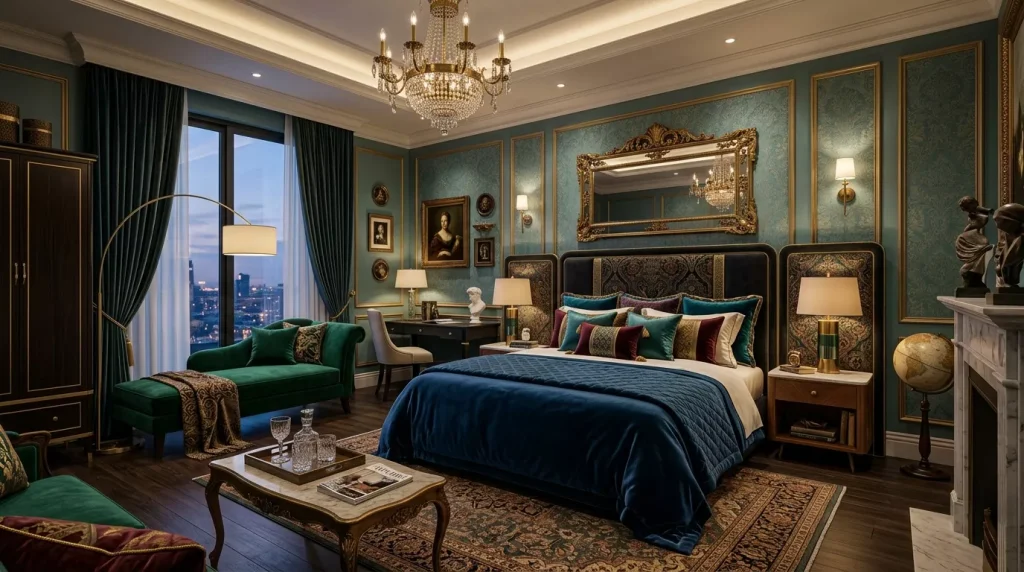 Eclectic Bedroom Decor Ideas That Actually Work 14 luxury hotel eclectic bedroom st 202606081700 6a26af103ea44