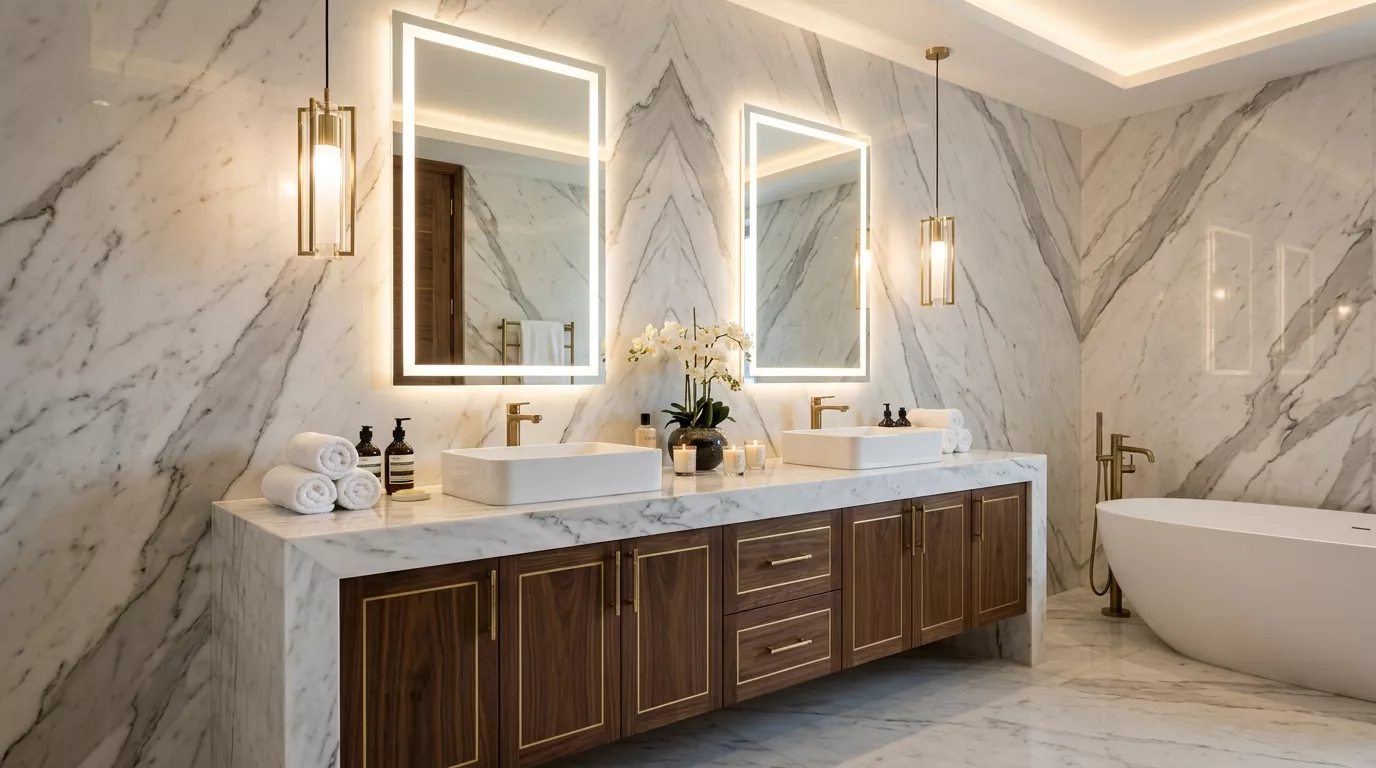 Double Sink Vanity Ideas for Master Bathrooms