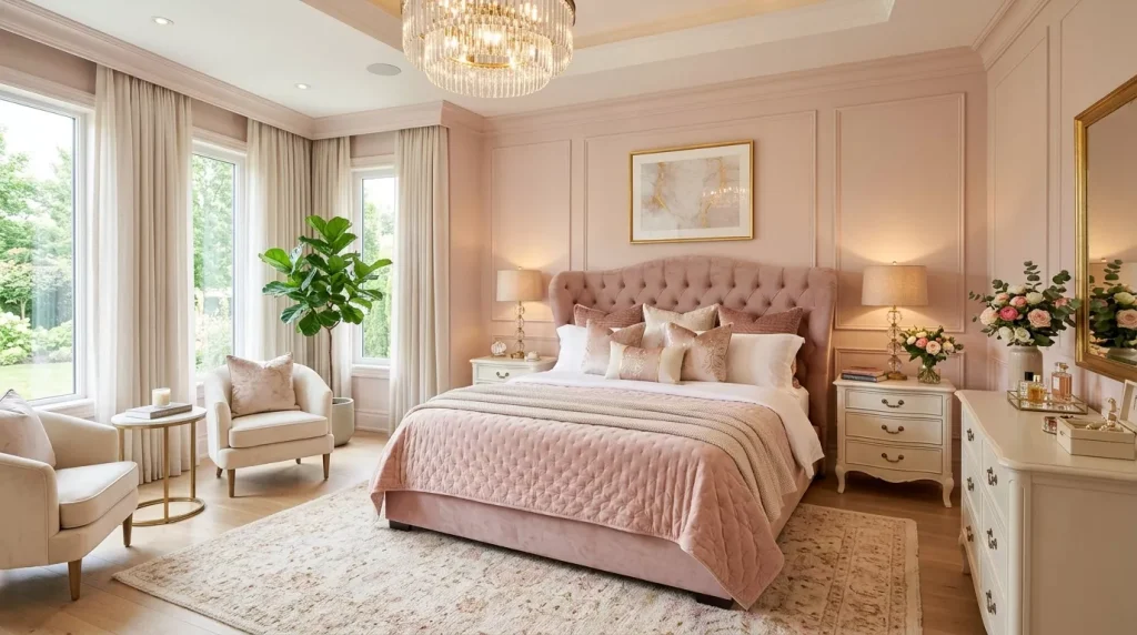 Blush Pink Bedroom Aesthetic Ideas for a Dream Space 5 master bedroom with elegant furn 202606162355 6a319c5a95399