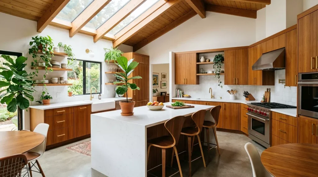 mid century kitchen with skylights 202606041840 6a218069f255e