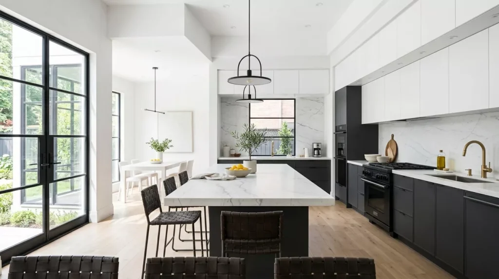 Two Tone Kitchen Cabinet Ideas: Fresh Inspiration 7 minimalist kitchen design luxury 202606190038 6a34499cda44e
