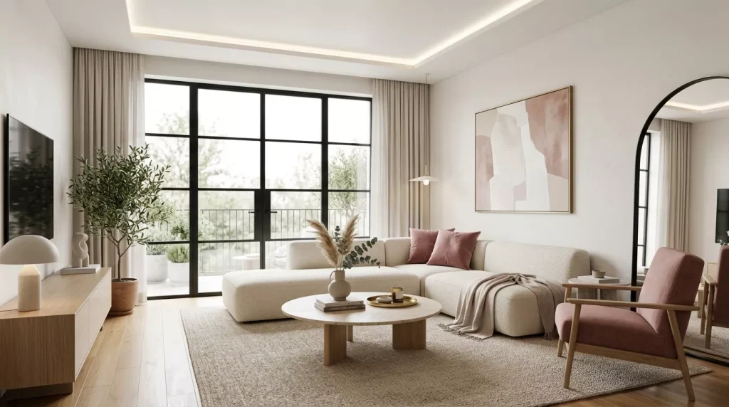 Dusty Rose Home Decor Ideas to Elevate Every Room 11 minimalist luxury interior dusty 202606162337 6a319839aa0be