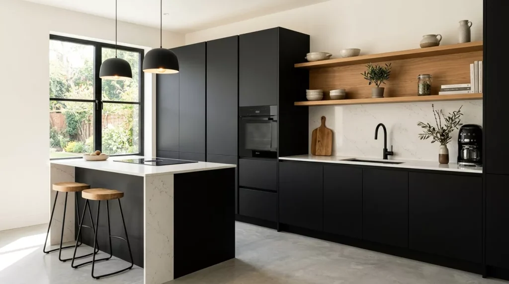 modern kitchen with black cabinets 202606252230 6a3d665122cc6