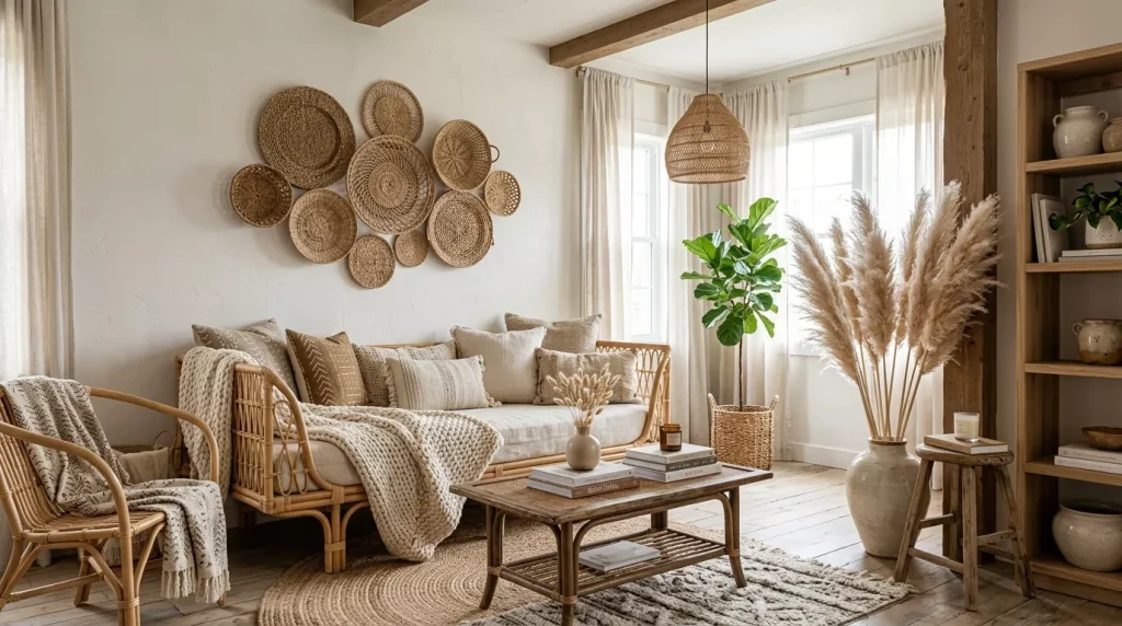 neutral boho living room decor 202606041504 6a214e73679b6