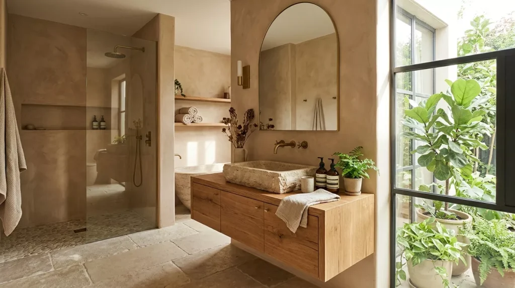 organic modern bathroom clay walls 202606060010 6a231f667816f 2