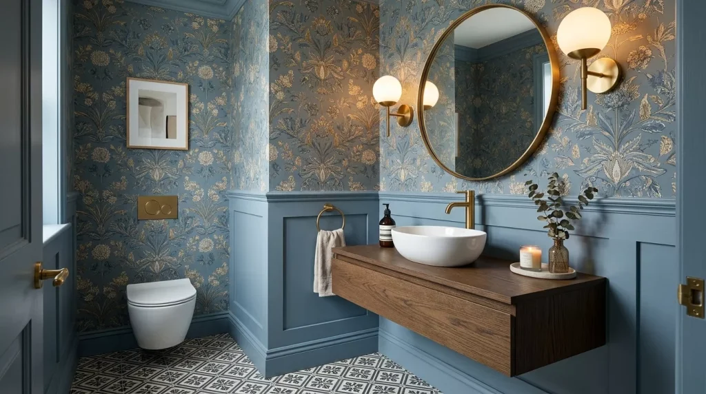 powder room with blue walls 202606122057 6a2c2cdfc0405