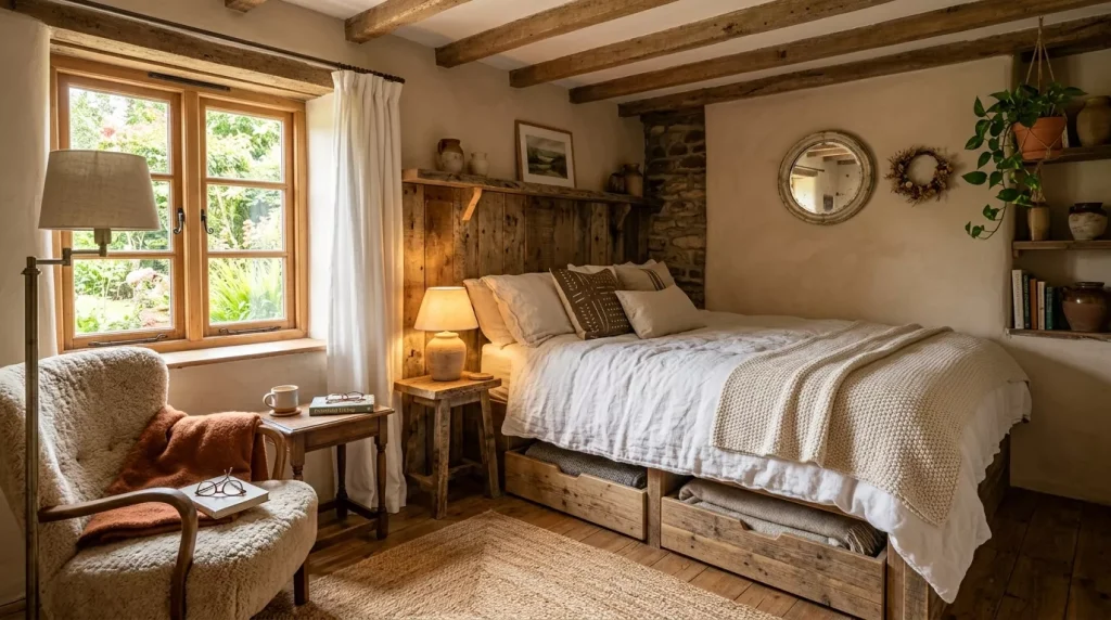 rustic bedroom with smart storage 202606071548 6a254ce4a96d6