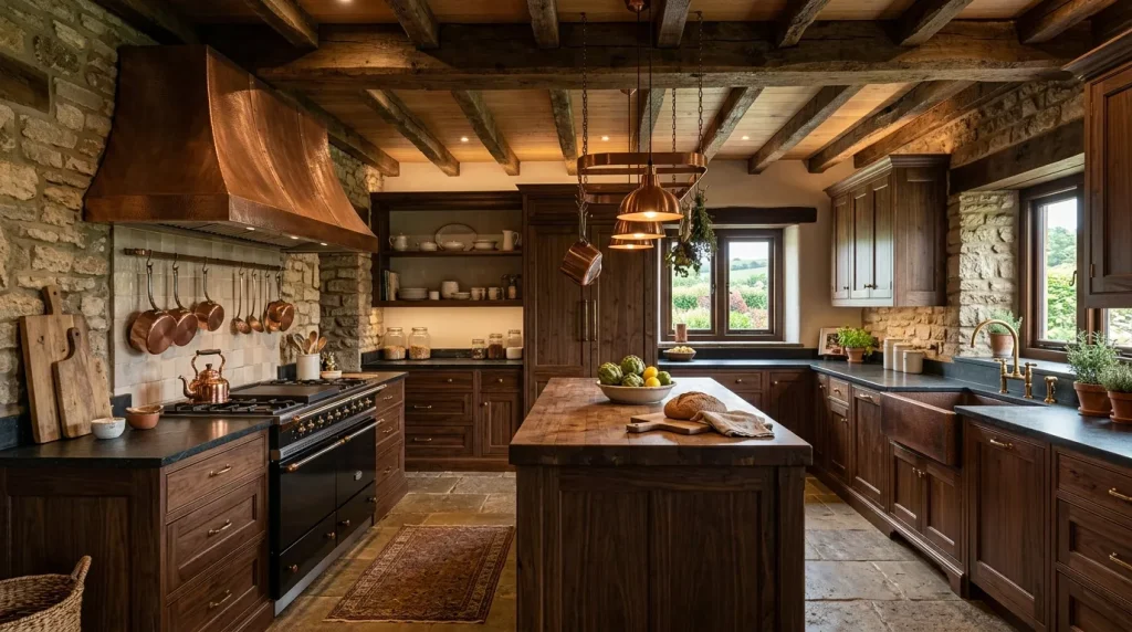 rustic kitchen with dark wood 202606031941 6a203d246441d