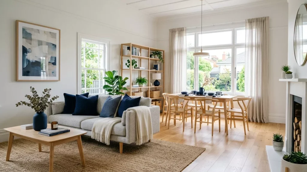 Navy Blue Home Decor Ideas: Bold & Elegant 5 scandinavian room navy accents 202606141804 6a2ea7085bf50