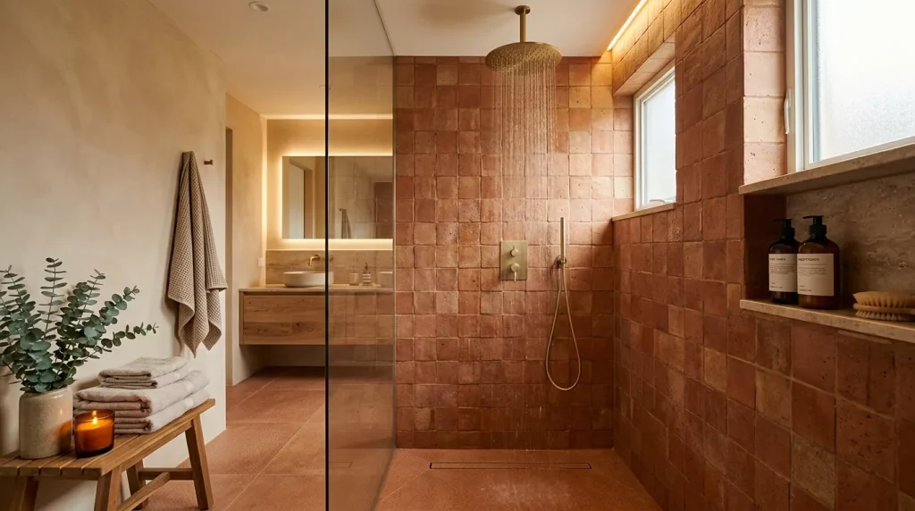 shower with terracotta tile walls 202606111801 6a2ab1f10a5ad