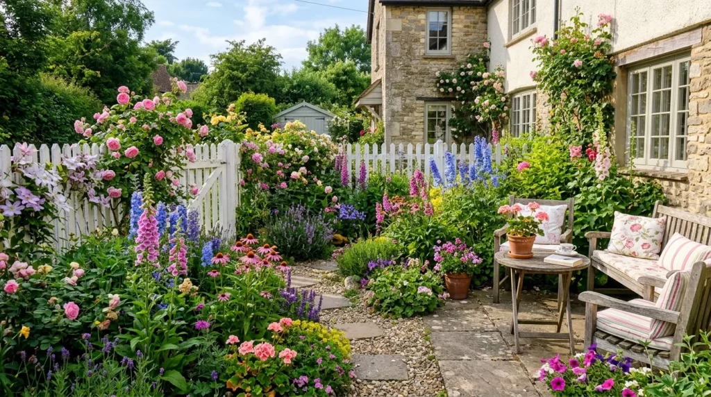 Cottage Garden Ideas to Transform Your Outdoor Space 8 small cottage garden layered flo 202606132327 6a2da16070844