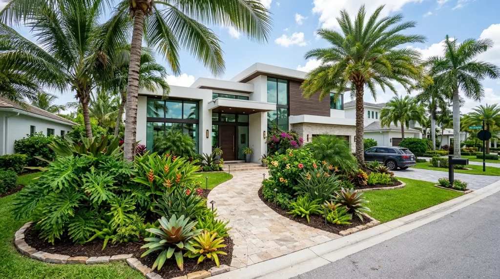 Front Yard Landscaping Ideas to Boost Curb Appeal 18 tropical front yard landscaping 202606091844 6a2818f4d0c0b 1
