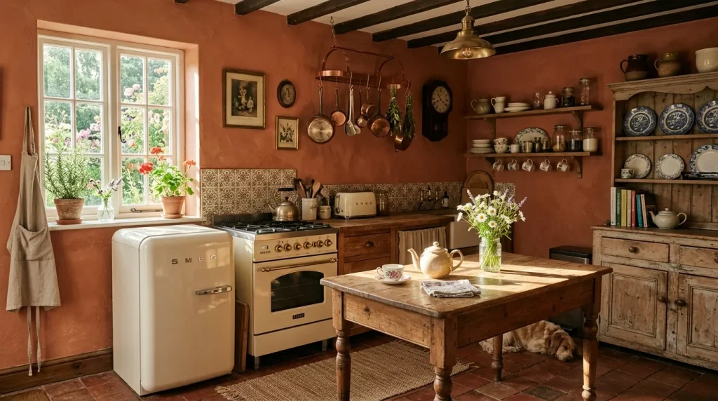 Terracotta Kitchen Color Scheme Ideas That Wow 7 vintage kitchen with terracotta 202606132308 6a2d9cdd7ac1c