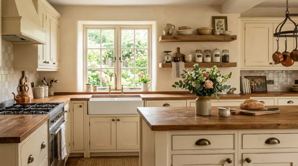 Kitchen Cabinet Hardware Ideas to Upgrade Any Space 9 farmhouse kitchen with butcher b 202607032213 6a47edf4e3129