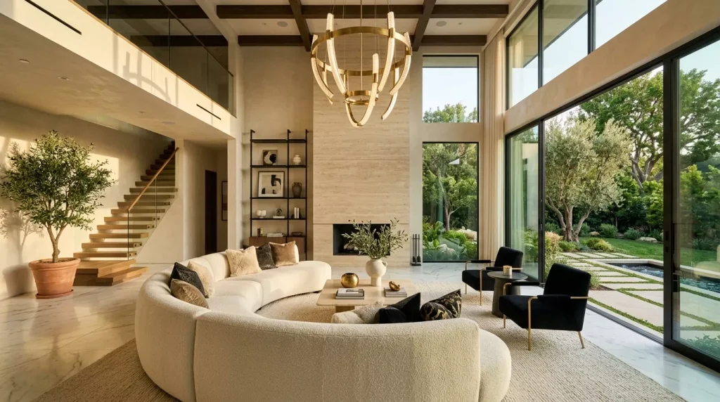 How to Choose the Right Sofa Color for Your Living Room 2 living room with curved sofa 202607052208 6a4a8fa84a699