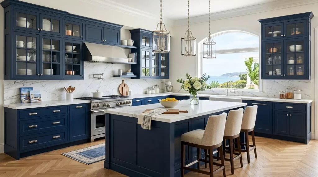 navy blue kitchen with marble 202607050116 6a496a7c474eb 1