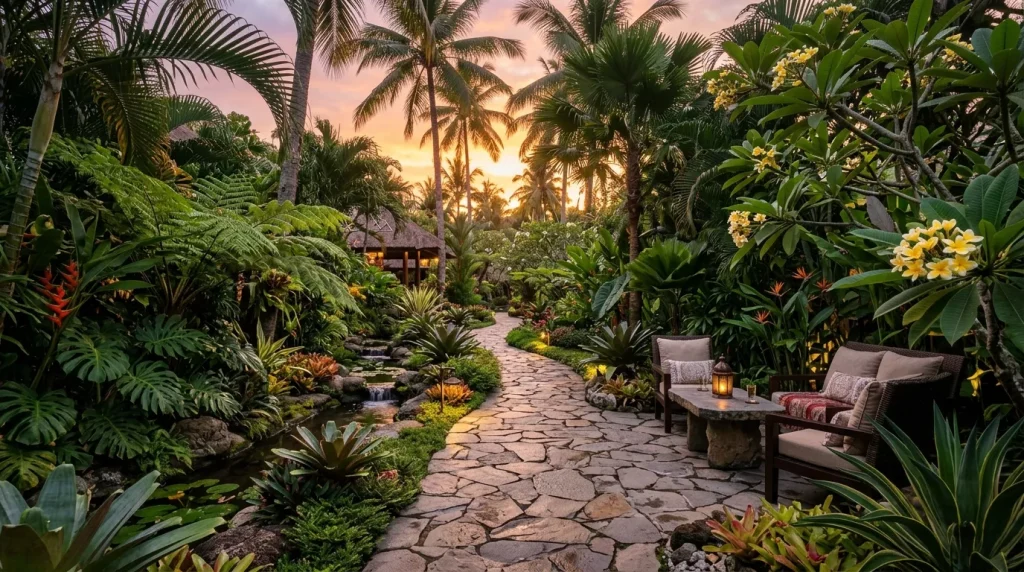 tropical garden with exotic plants 202607050145 6a4971267c6c9