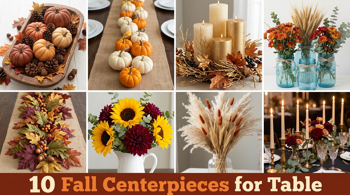 Fall Centerpieces for Table: 10 Easy DIY Ideas for Autumn 1 Fall Centerpieces for Table: 10 Easy DIY Ideas for Autumn