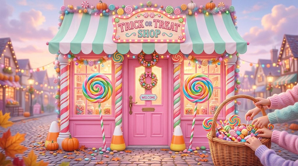 Hands reaching for candy basket 20261001025259