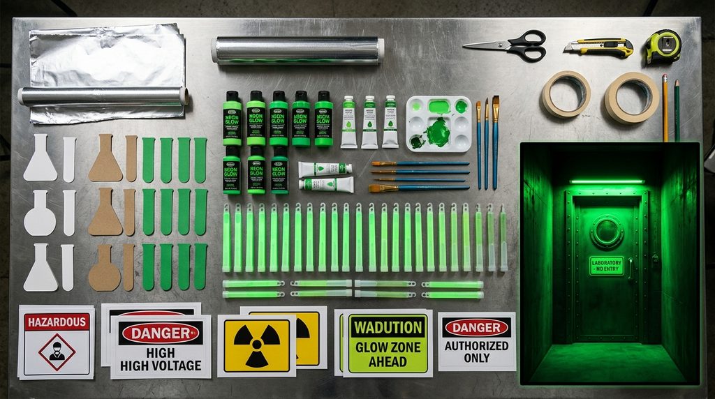 Workbench with lab supplies collage 20261001025122