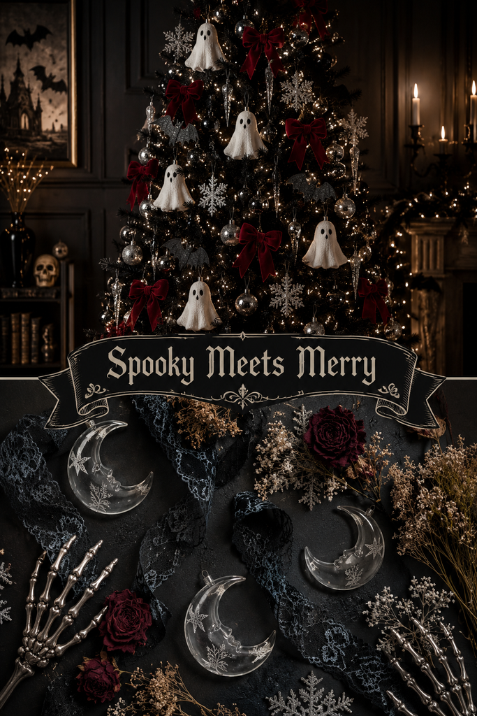 Black Christmas Tree Ideas: 13 Bold Looks 10 black-christmas-tree-ideas-halloween-crossover.webp