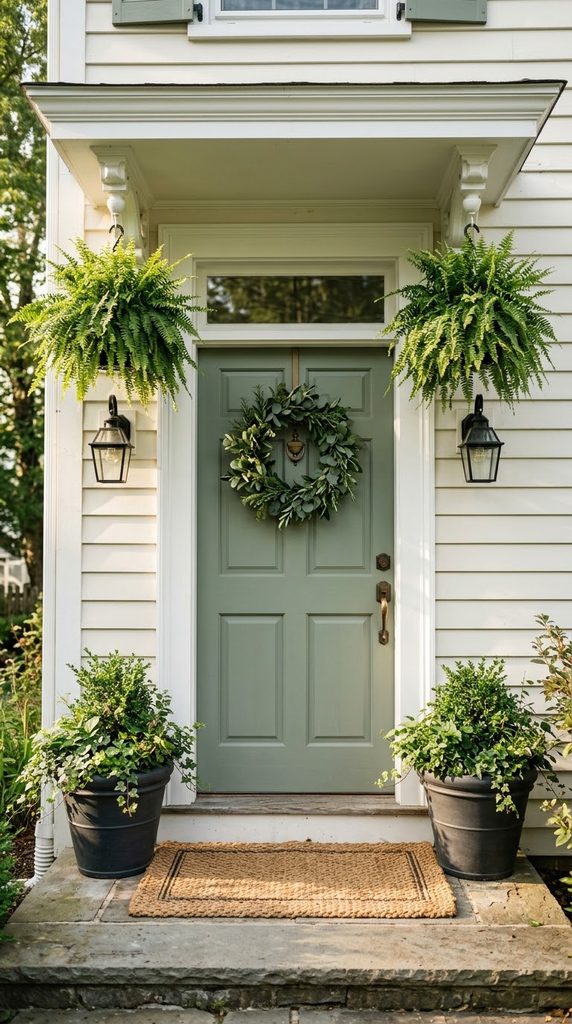 How to Add a Porch Canopy: 13 Stylish Ideas 12 Decorated_doorway_with_hanging_b…