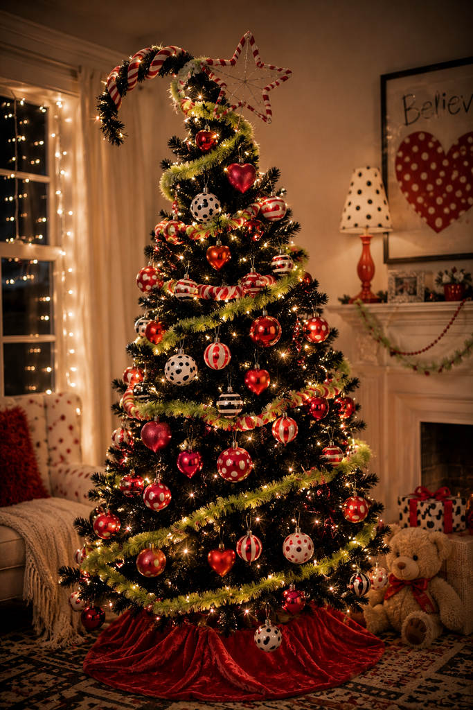 Black Christmas Tree Ideas: 13 Bold Looks 9 black-christmas-tree-ideas-grinch-inspired.webp