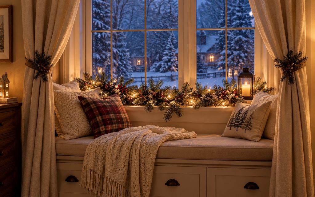 10 Cozy Christmas Bedroom Decor Ideas for Warm Winter Nights in 2026 8 Bedroom reading nook