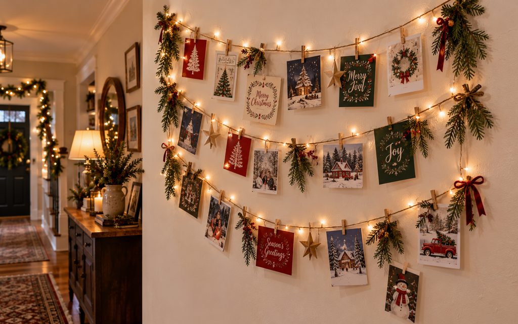 Card display wall