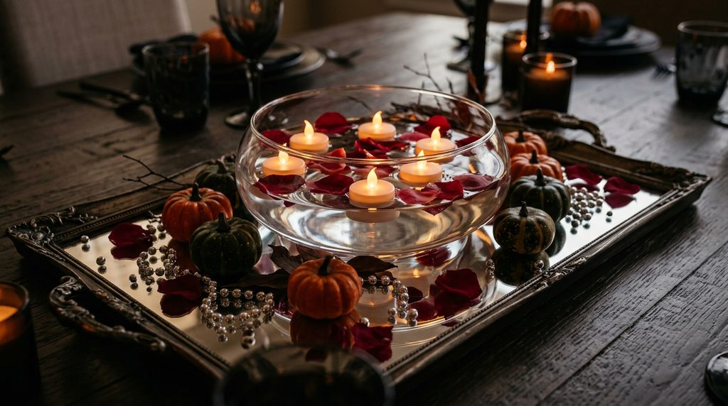  Mirror floating candles