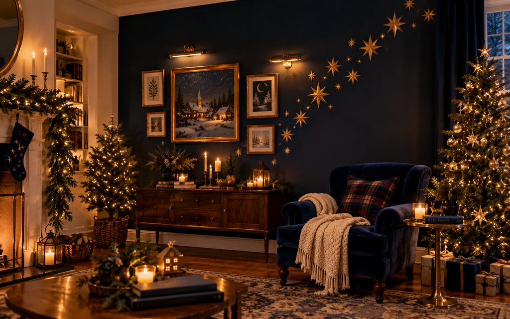 navy star wall
