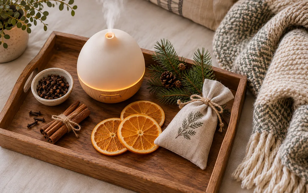 Pine and cinnamon scent supplies