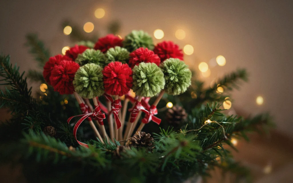 18 Jaw Dropping Grinch Tree Decorations you Need to Try this Holiday Season that will Turn Heads 10 Pom-pom lollipop ornaments