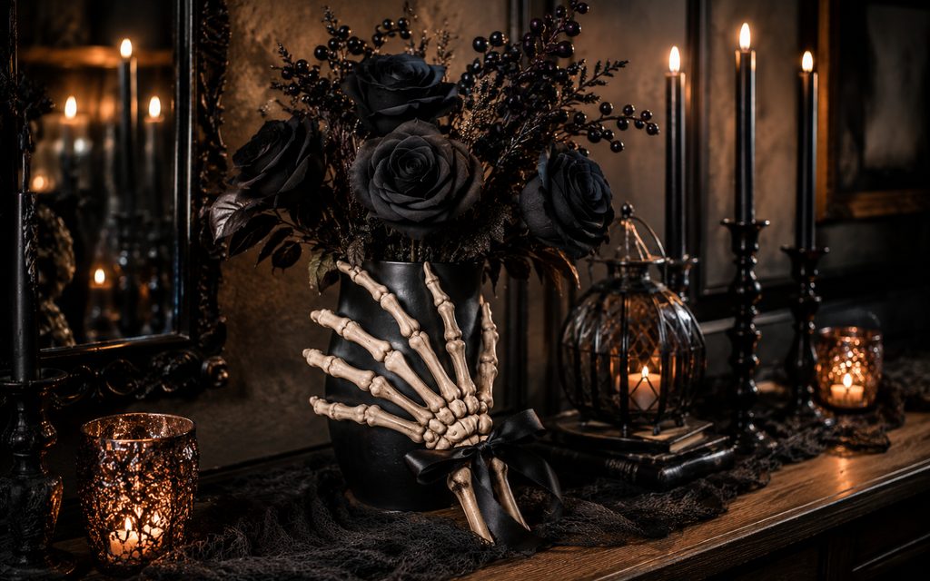 Skeleton hand bouquet