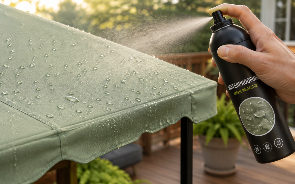 How to Waterproof an Outdoor Canopy: 11 Easy Ideas for Better Rain Protection 1 waterproofing spray coat