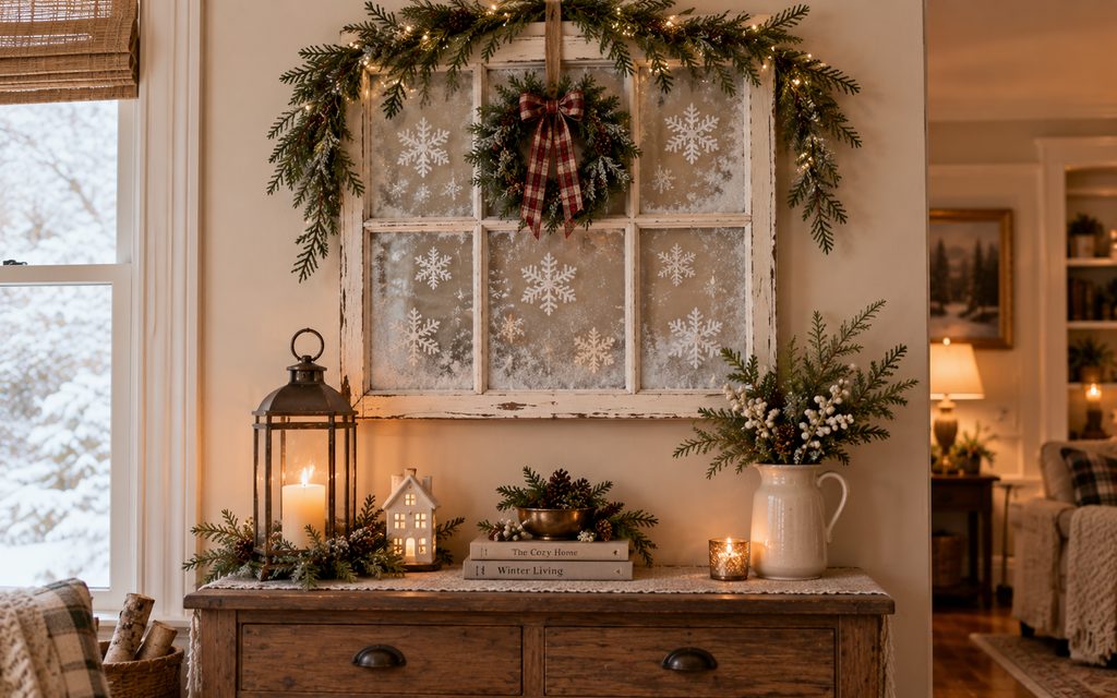  Window frame decor